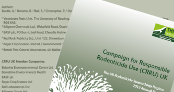 CRRU: UK Rodenticide Stewardship Annual Report 2019