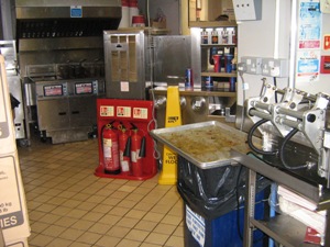 KFC kitchen