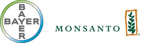 Bayer and Monsanto logos