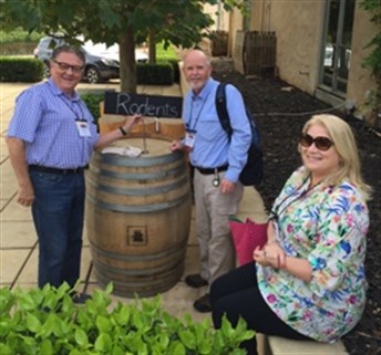 Fum John And Cecily Adams Adams Pest Control Australia And Dr Bobby Corrigan Usa On A Winery Walk About In Adelaide