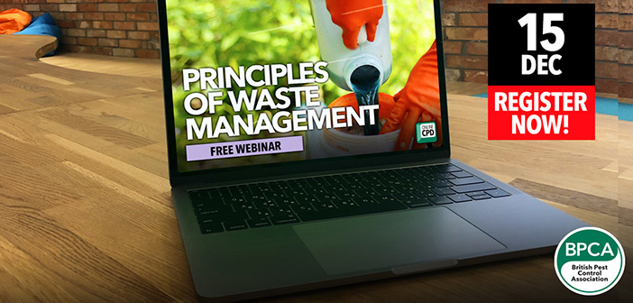 BPCA to host principles of waste management in pest control webinar
