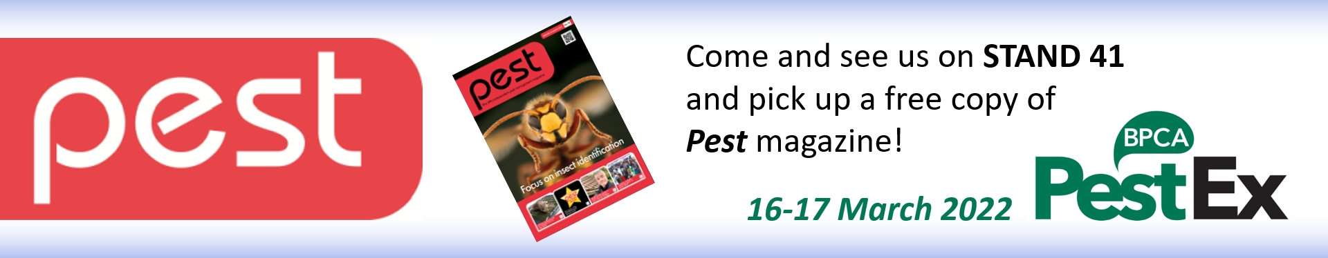 Pest Ex base banner for e-news 2