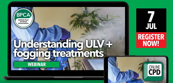 Join next week's BPCA webinar on ULV and fogging treatments