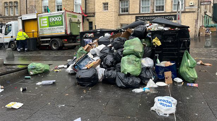 Edinburgh bin strike set to drive rat populations in the city