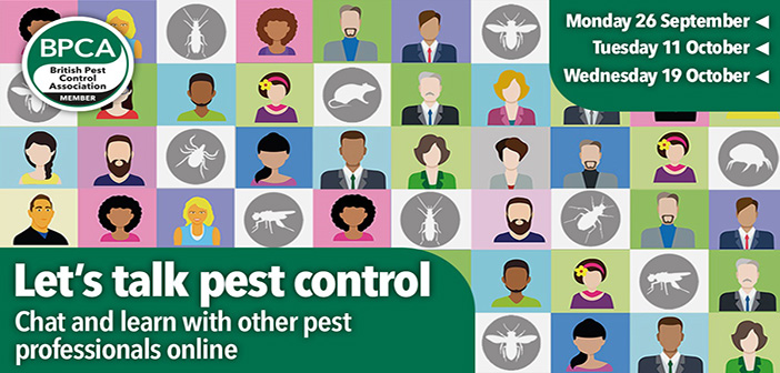 BPCA to host three online technical pest control drop-in sessions
