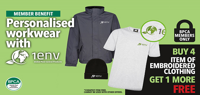 BPCA members can benefit from discounts on personalised workwear from 1env