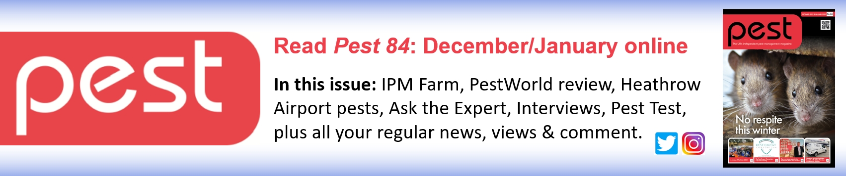 Pest 84 e-news top banner