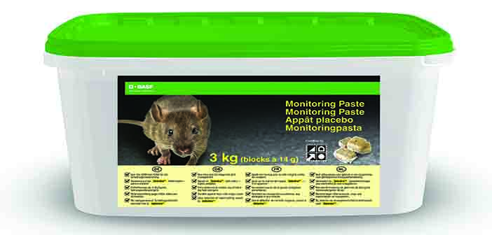 BASF Monitoring Paste help pest controllers detect early signs of rodent activity