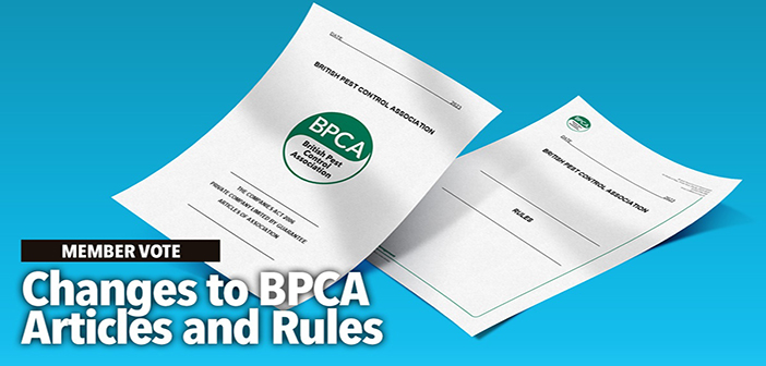 BPCA asks members to vote on an updated set of Articles of Association and Rules