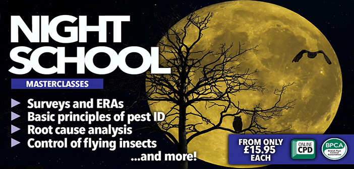 BPCA announces the return of Night School pest management courses