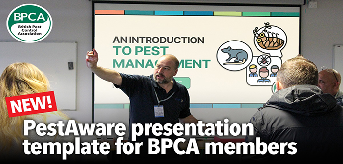 BPCA introduces new PestAware presentation template for members