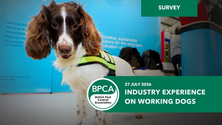 BPCA seeks evidence on working dogs in pest management