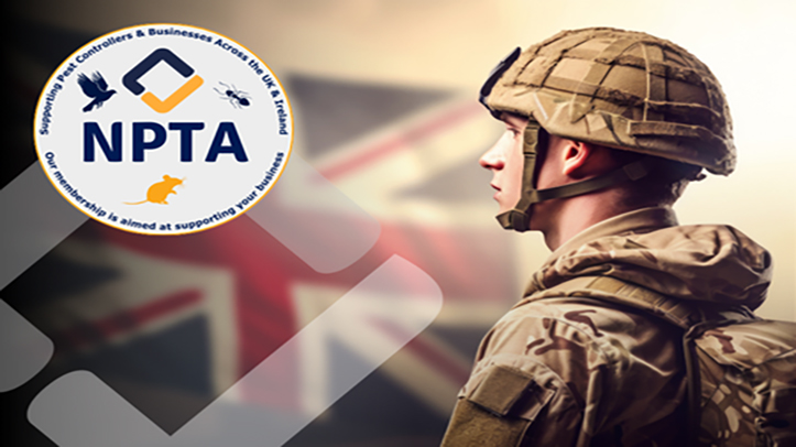 NPTA simplifies support for Armed Forces veterans entering pest management