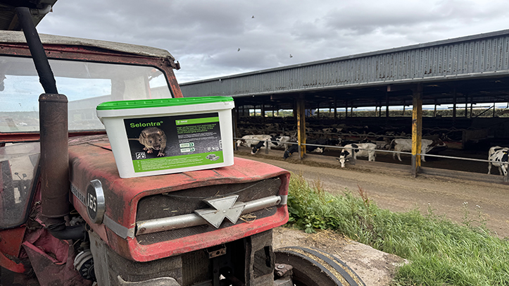Selontra delivers rapid control of heavy rat infestation on a working Scottish dairy